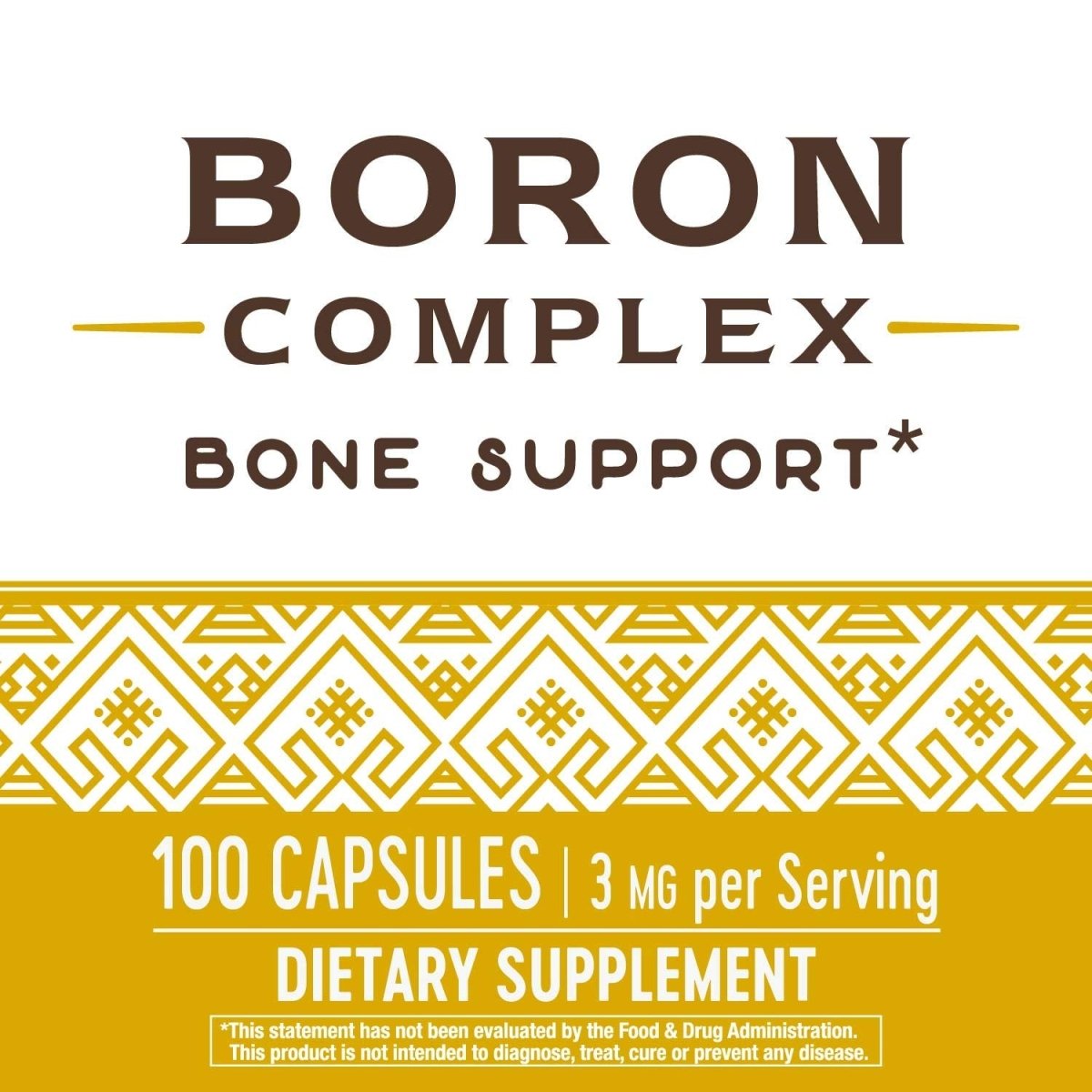 Nature's Way Boron Complex Capsules - Essential Mineral for Bone Health and More - 100 Capsules