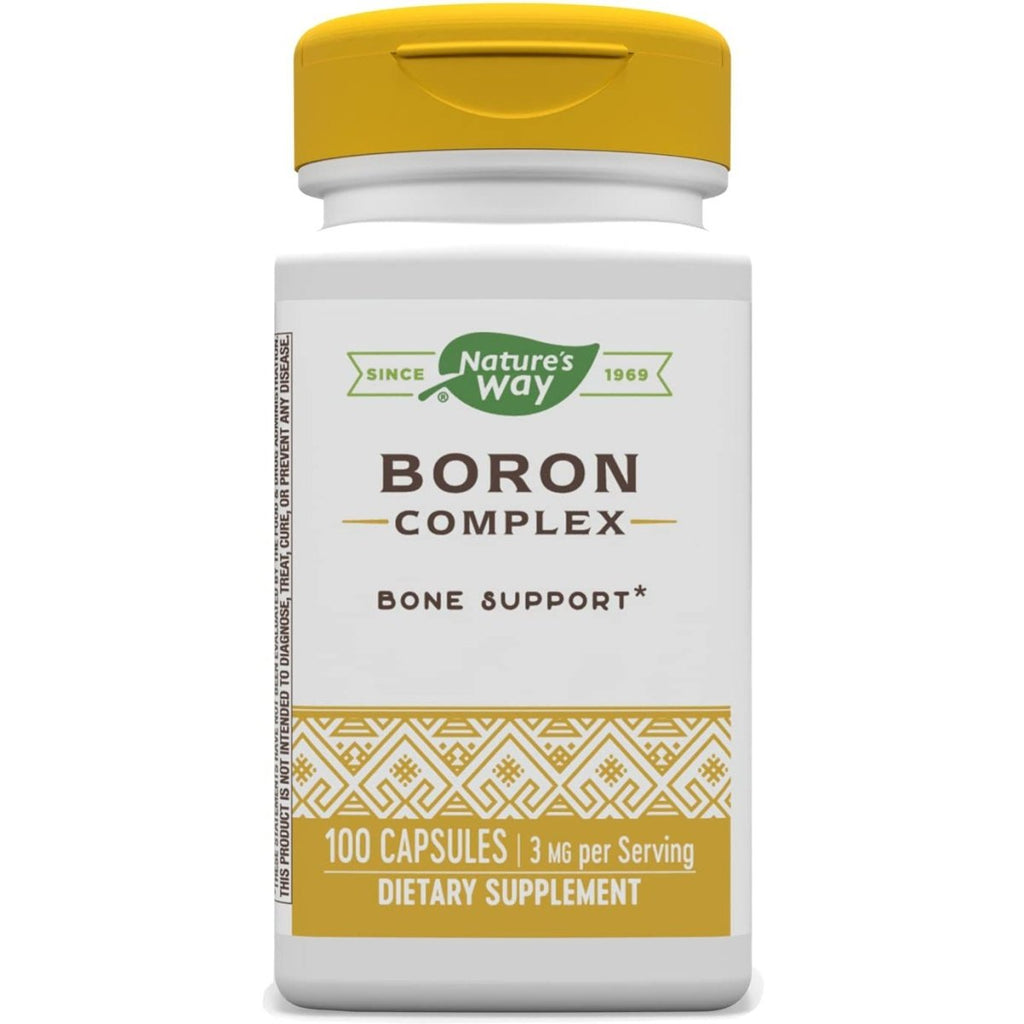 Nature's Way Boron Complex Capsules - Essential Mineral for Bone Health and More - 100 Capsules