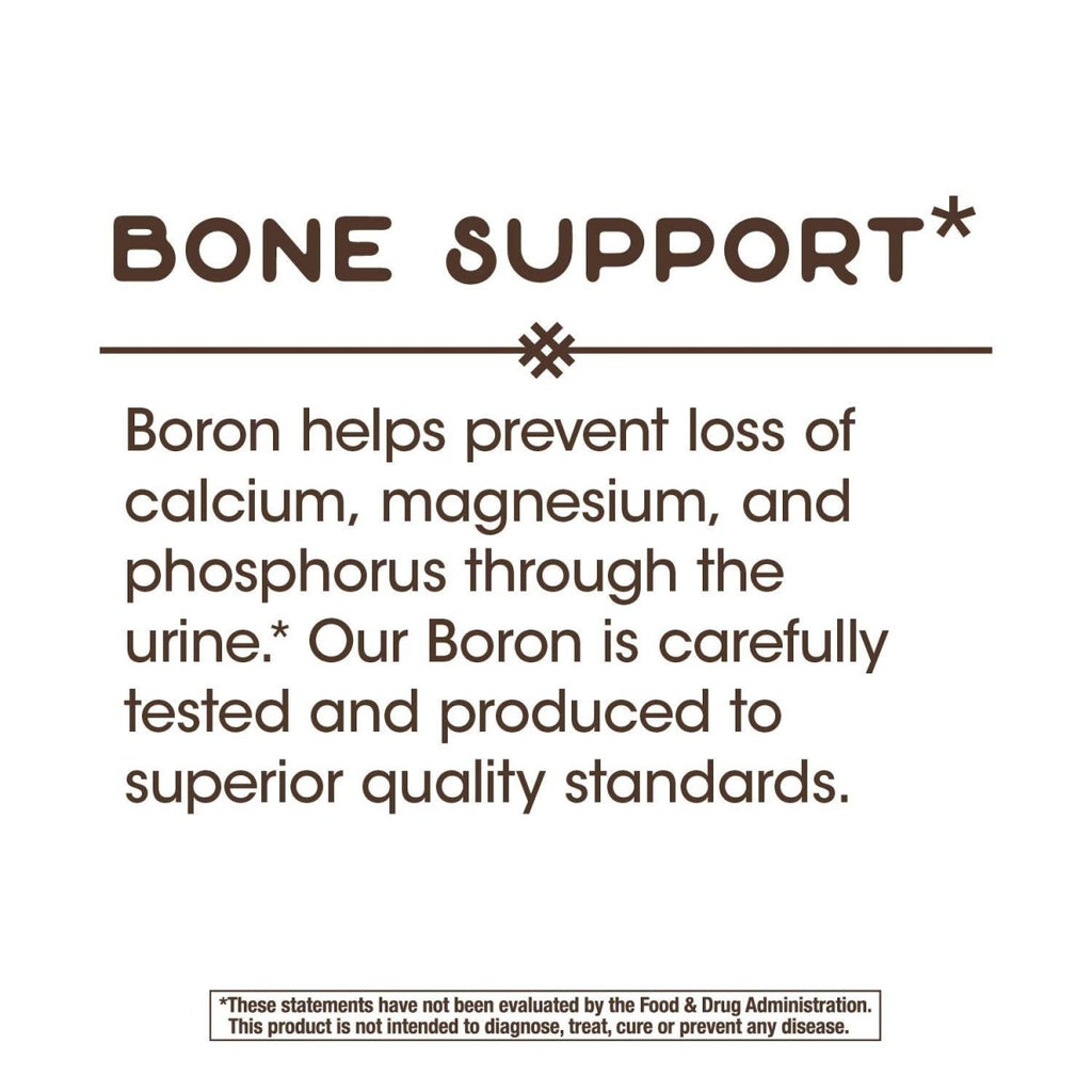 Nature's Way Boron Complex Capsules - Essential Mineral for Bone Health and More - 100 Capsules