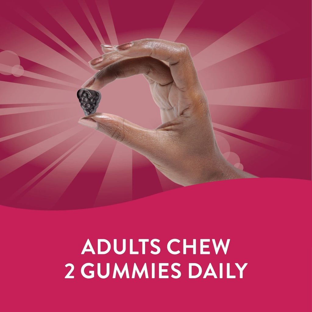 Nature's Way Brain Fuel, Supports Memory and Concentration*, Clinically Studied Cognigrape?, 60 Gummies, Grape Flavored