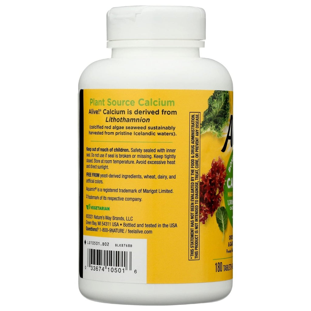 Nature's Way, Calcium Alive Bonus Pack, 180 Tablets