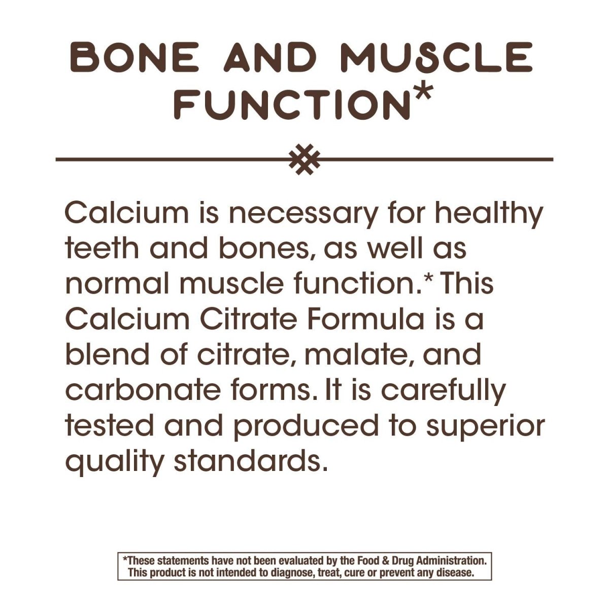 Nature's Way Calcium Citrate Complex, 500 mg per serving, 250 Capsules