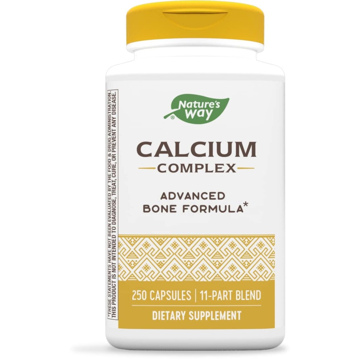 Nature's Way Calcium Complex Advanced Bone Formula, Helps Maintain Normal Bone Density and Development*, 250 Capsules