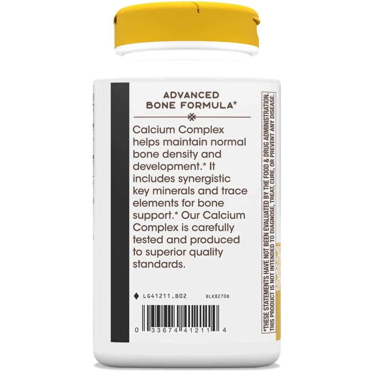 Nature's Way Calcium Complex Advanced Bone Formula, Helps Maintain Normal Bone Density and Development*, 250 Capsules