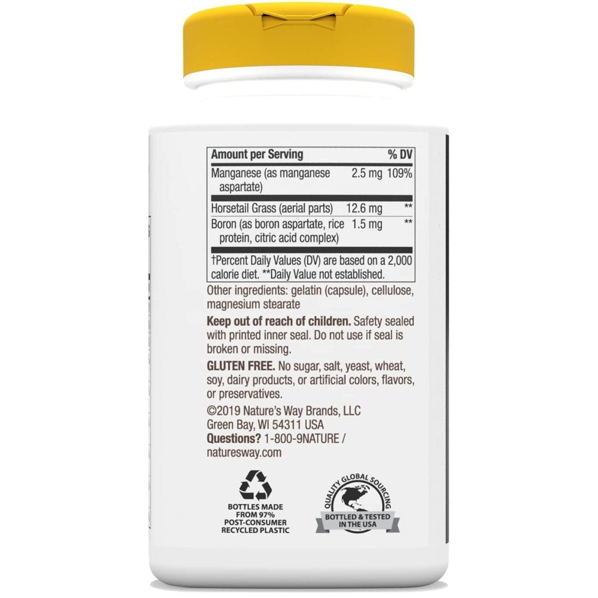 Nature's Way Calcium Complex Advanced Bone Formula, Helps Maintain Normal Bone Density and Development*, 250 Capsules