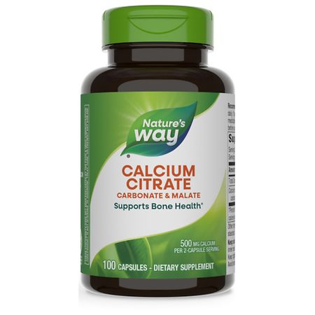 Nature's Way Calcium & Magnesium 100 Capsules - 2 Pack