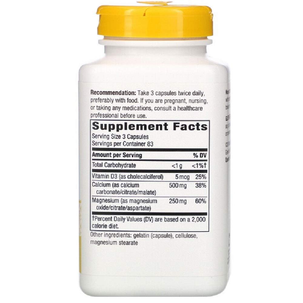 Nature'S Way Calcium Magnesium & Vit D 250 Cap