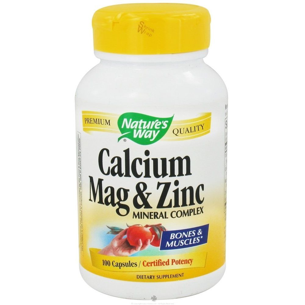 Nature'S Way Calcium Magnesium & Zinc 100 Cap