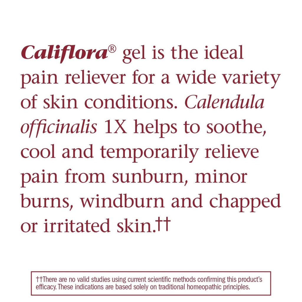 Nature's Way Califlora Calendula Gel, Temporarily Relieves Sunburn, Windburn & Chapped Skin??, 2.75 oz