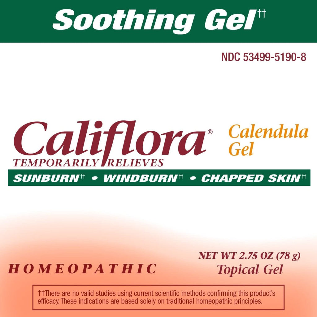Nature's Way Califlora Calendula Gel, Temporarily Relieves Sunburn, Windburn & Chapped Skin??, 2.75 oz