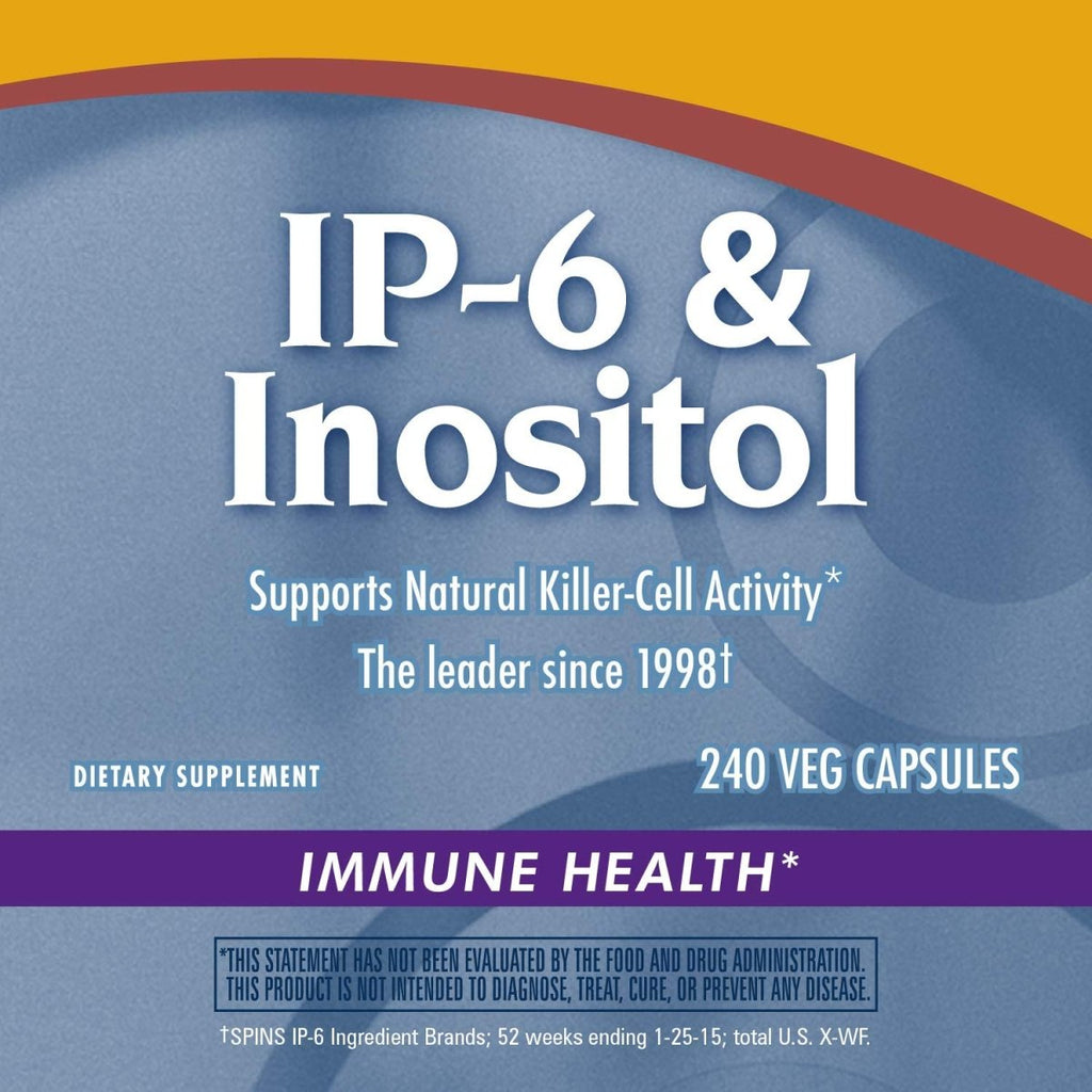Nature's Way Cell Fort? IP-6 & Inositol Supplement, Gluten-Free, Vegan, 240 Capsules
