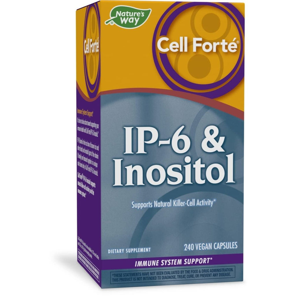 Nature's Way Cell Fort? IP-6 & Inositol Supplement, Gluten-Free, Vegan, 240 Capsules