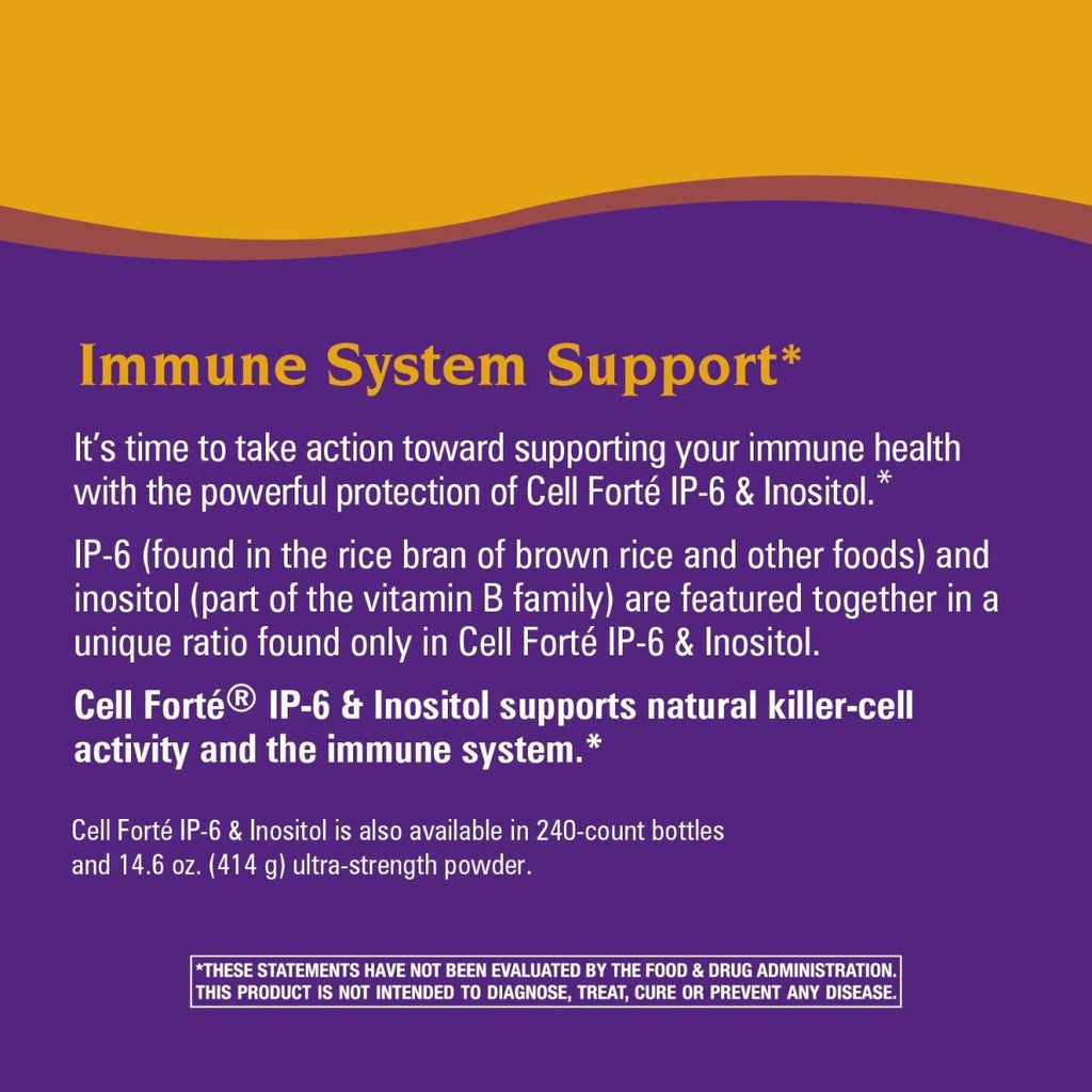 Nature's Way Cell Fort? IP-6 & Inositol supports natural killer-cell activity*, 120 Vcaps
