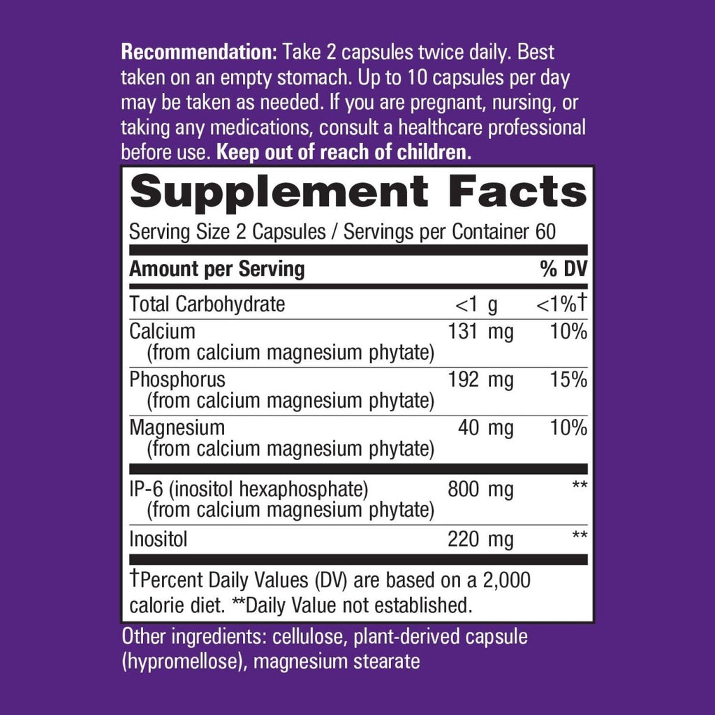 Nature's Way Cell Fort? IP-6 & Inositol supports natural killer-cell activity*, 120 Vcaps