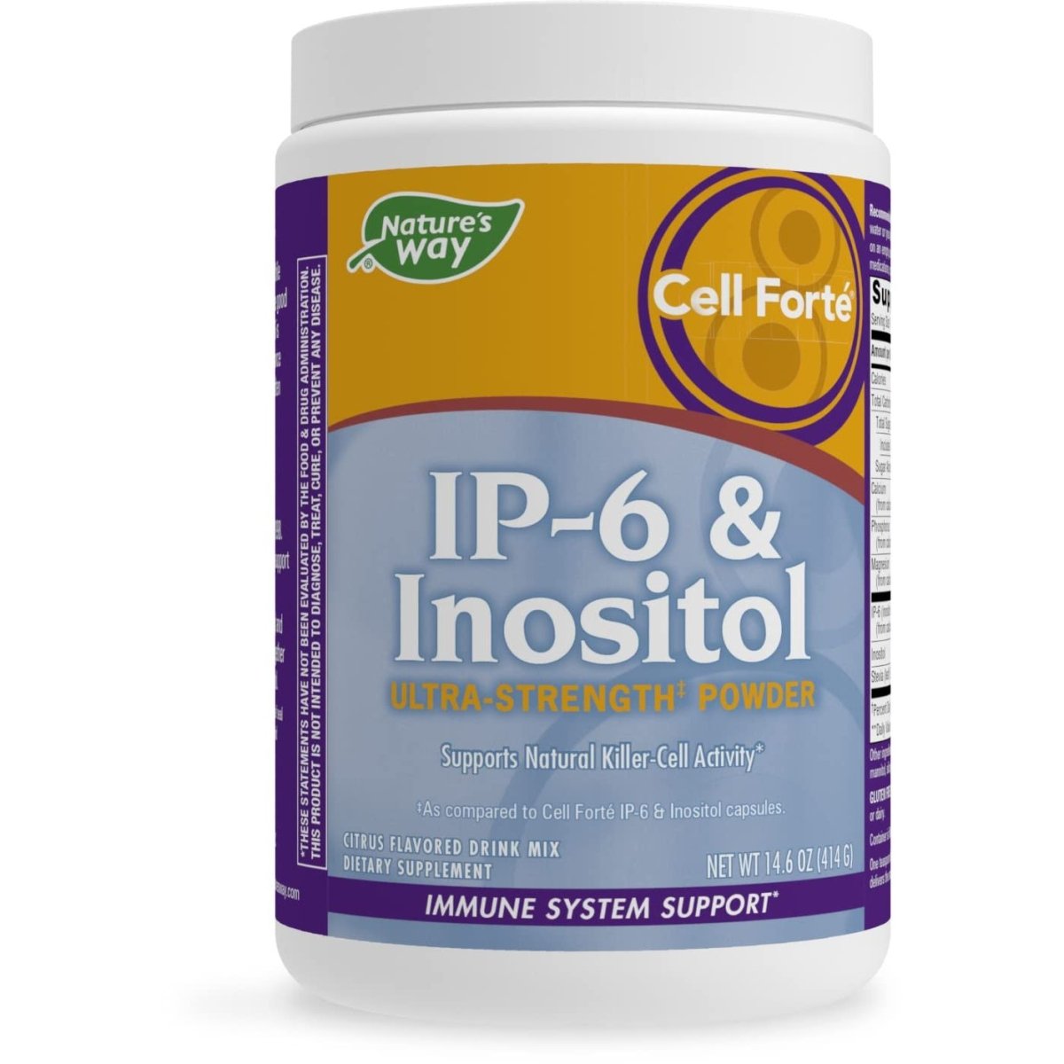 Nature's Way Cell Fort® IP-6 & Inositol Ultra-Strength™ Citrus Flavored Powder - 14.6 Oz.