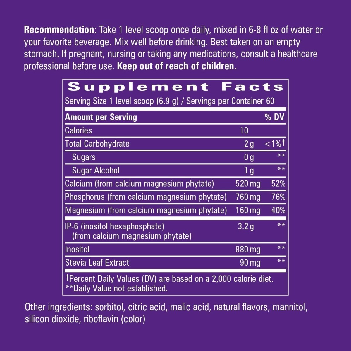 Nature's Way Cell Fort® IP-6 & Inositol Ultra-Strength™ Citrus Flavored Powder - 14.6 Oz.