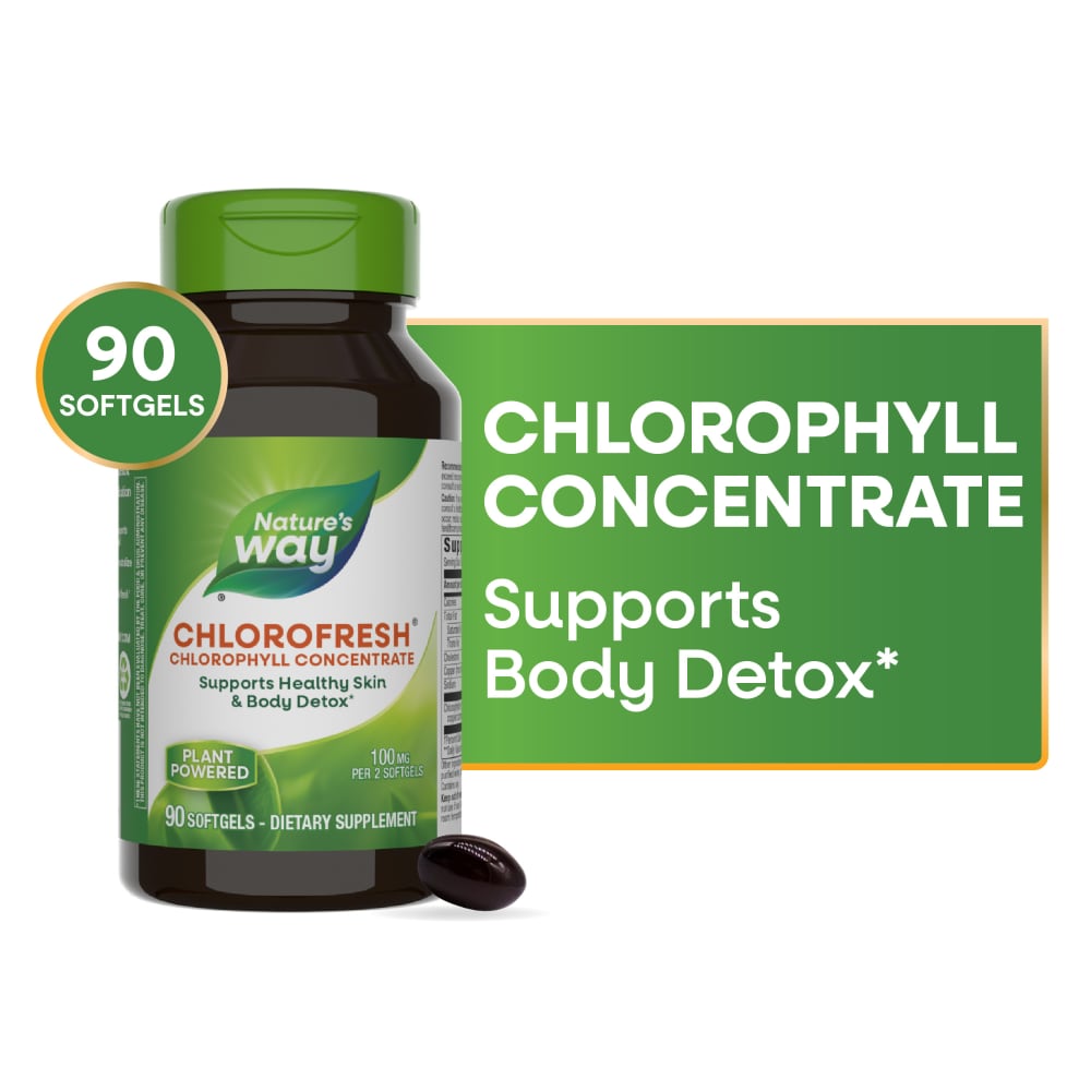 Nature's Way Chlorofresh Chlorophyll Concentrate 90 Softgels