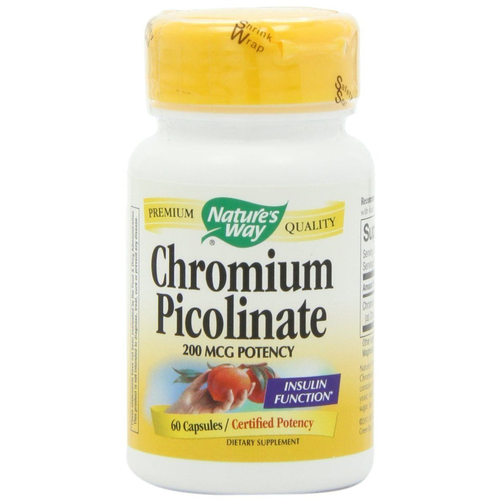 Nature's Way Chromium Picolinate 200mcg 60 Capsule