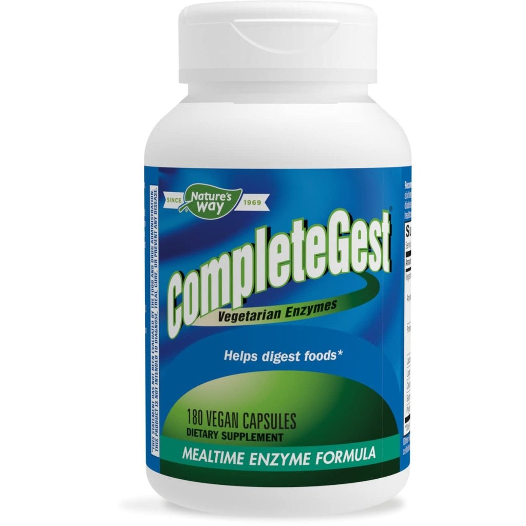 Nature?s Way CompleteGest Vegan Enzymes, 180 Capsules (Pack of 2)
