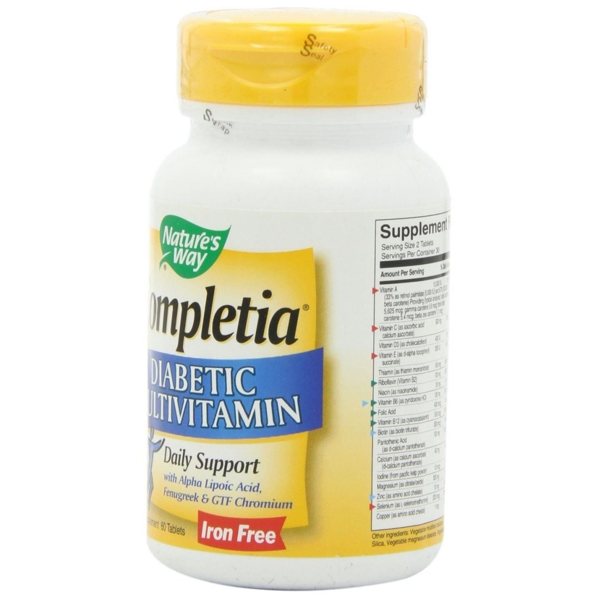 NATURE'S WAY, Completia Diabetic - 60 tabs