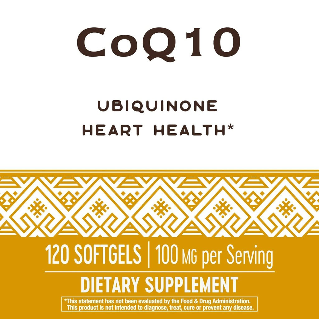 Nature's Way CoQ10 100 mg Ubiquinone - 120 Softgels