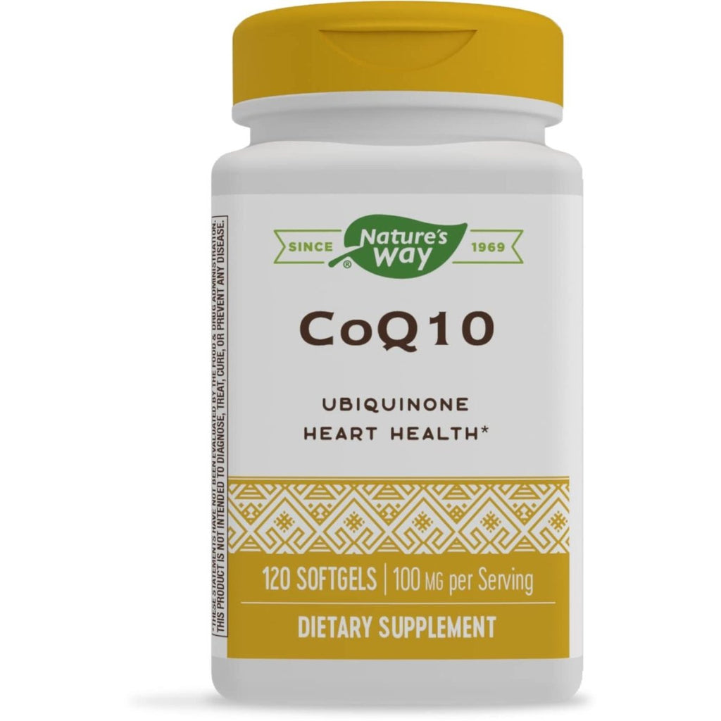 Nature's Way CoQ10 100 mg Ubiquinone - 120 Softgels