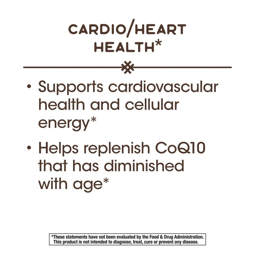 Nature's Way CoQ10, Ubiquinone, Heart Health*, 60 Softgels