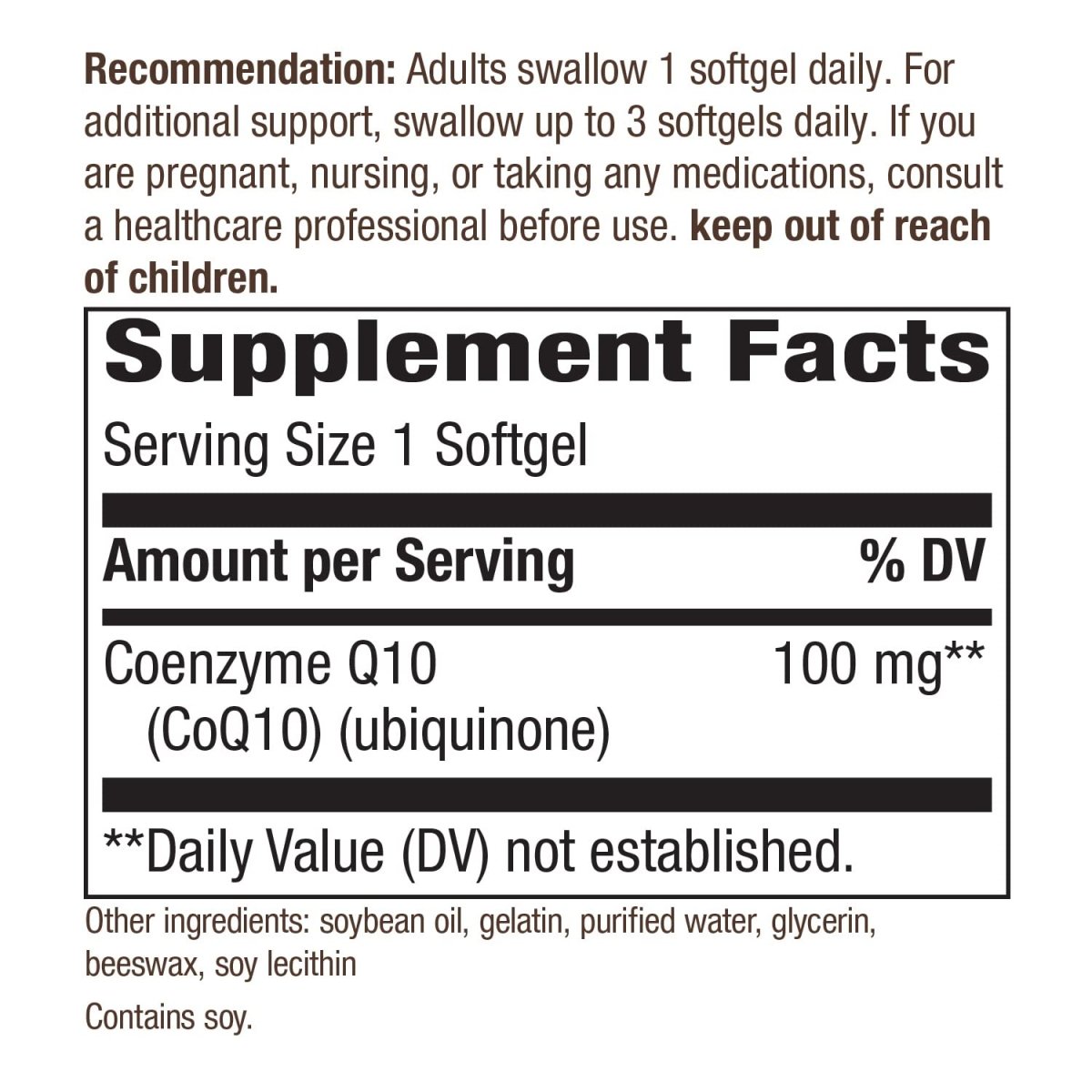 Nature's Way CoQ10, Ubiquinone, Heart Health*, 60 Softgels