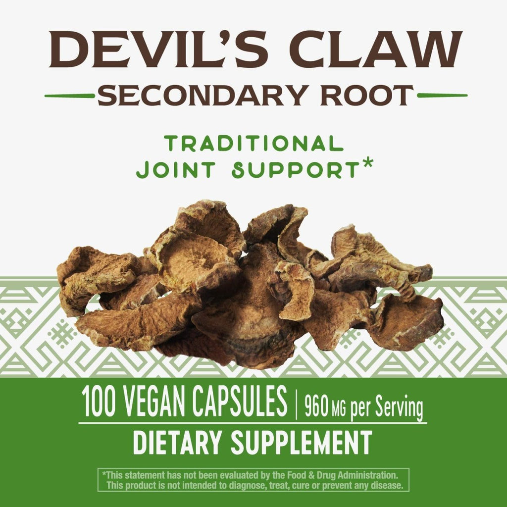 Nature's Way Devil?s Claw Secondary Root 480 mg 100 Vcaps