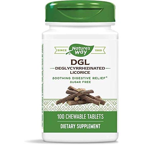 Nature's Way, DGL (Without Fructose), 100 Chewable Tablets