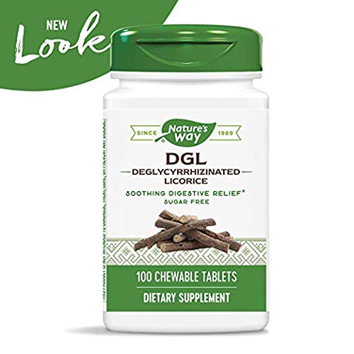 Nature's Way, DGL (Without Fructose), 100 Chewable Tablets