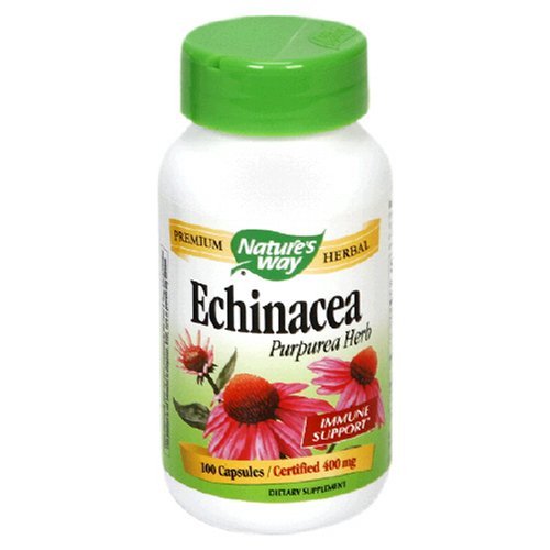 Nature's Way Echinacea Purpurea Herb, 400mg - 100 Capsules