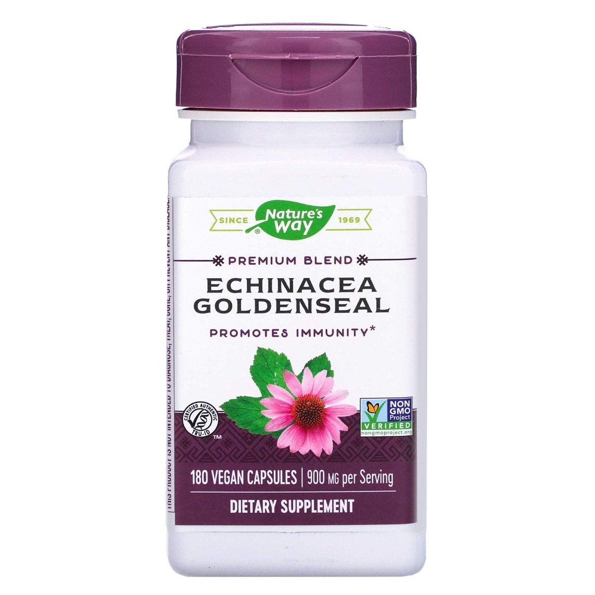 Nature's Way - Echinacea/Goldenseal, 450 mg, 180 capsules