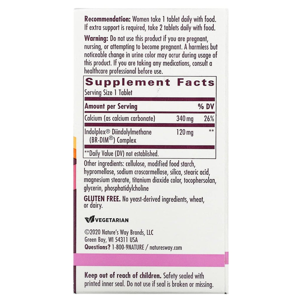 Nature's Way Estrobalance with Absorbable Br-dim, Supports Healthy Estrogen Metabolism, 60 Count, 60 Count