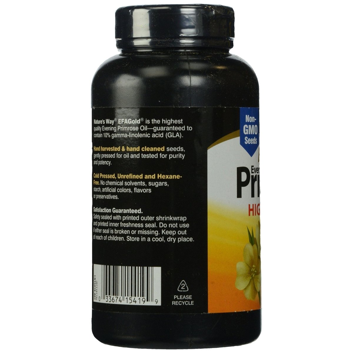 Nature's Way Evening Primrose - EFA Gold Cold Pressed Oil 1300mg - 120 Softgels