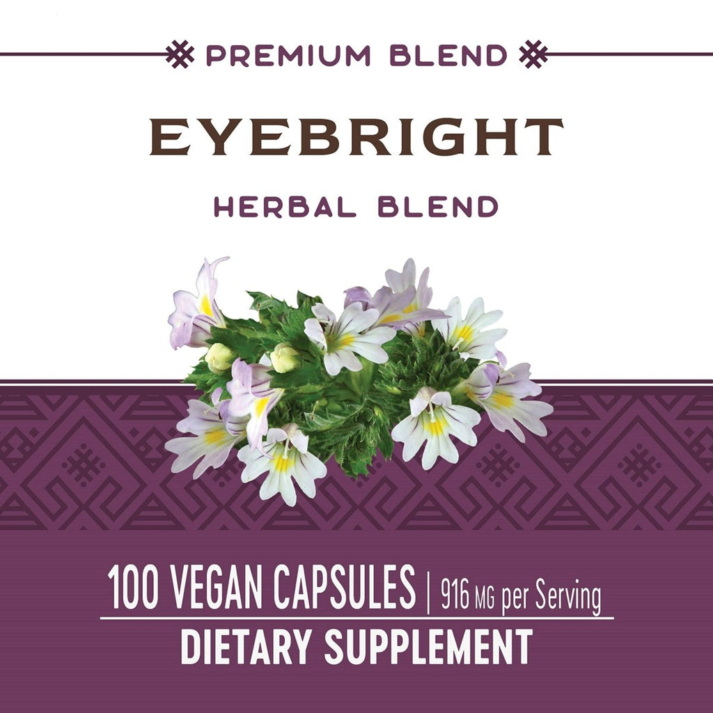 Nature's Way Eyebright Blend, Herbal Blend, Non-GMO Project Verified, Gluten-Free, Vegan, 100 Capsules