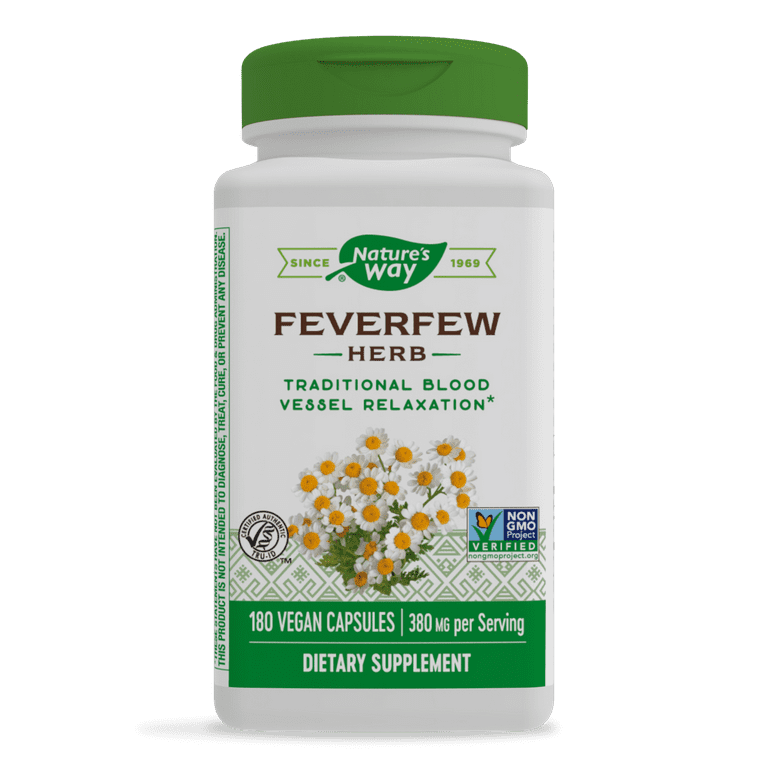 Nature's Way Feverfew 180 Vcaps - 2 Pack