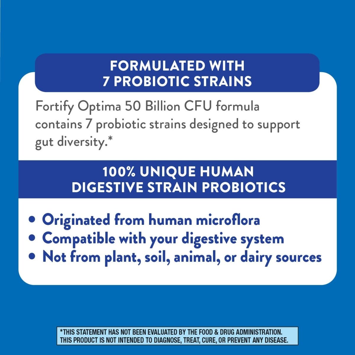 Nature's Way Fortify Optima Adult 50+ Daily Probiotic - 30 Capsules