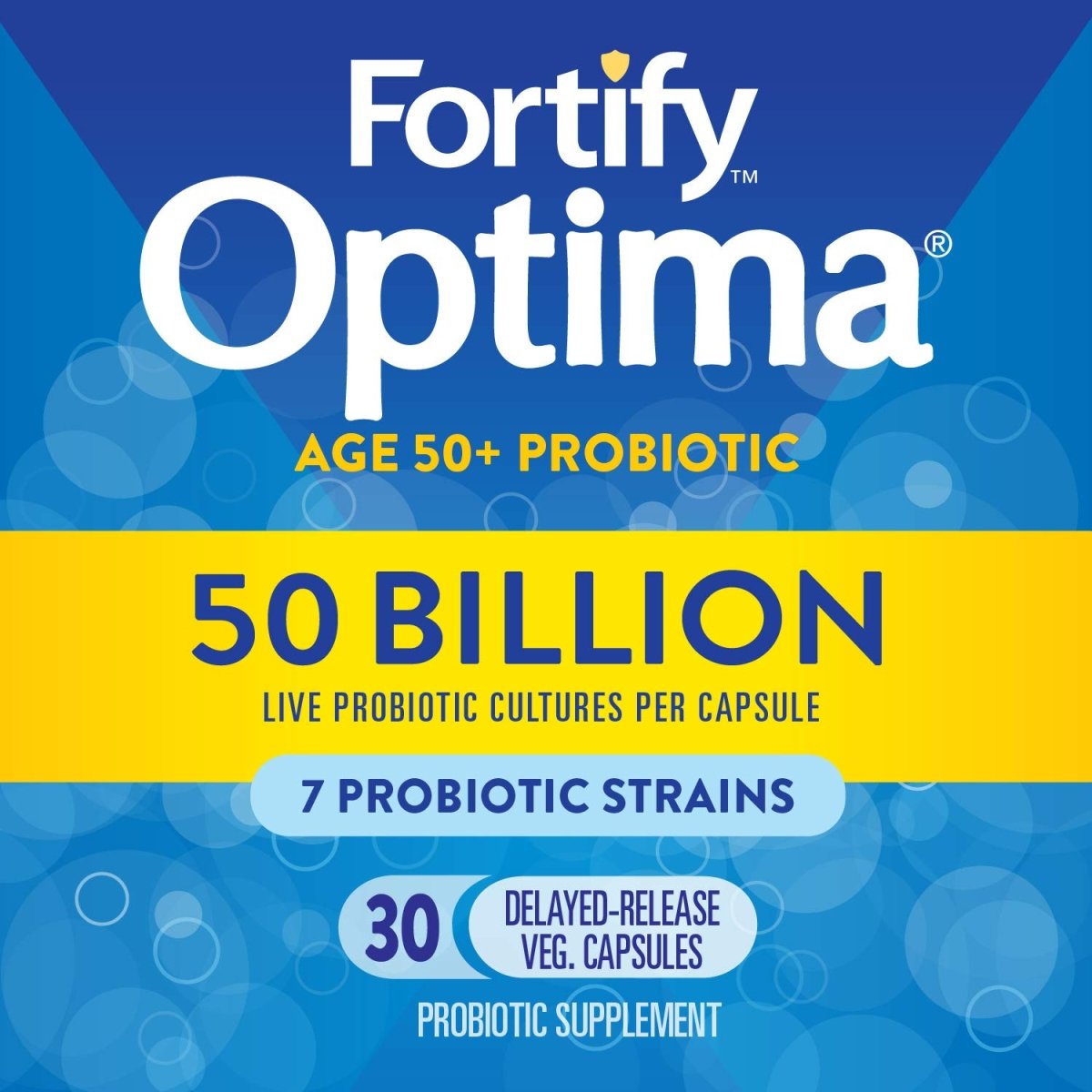 Nature's Way Fortify Optima Adult 50+ Daily Probiotic - 30 Capsules