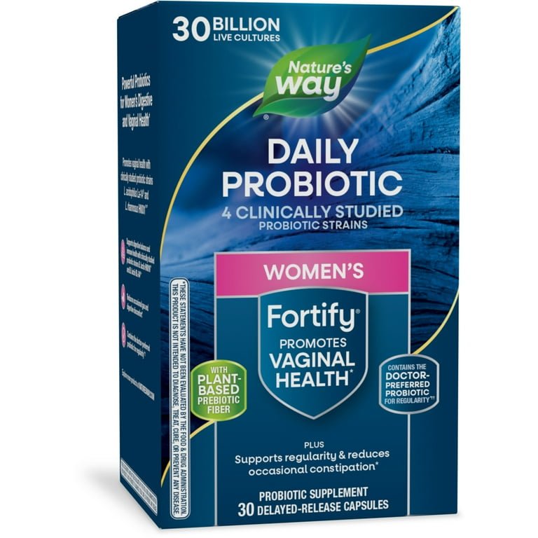 Nature’s Way Fortify Women’s 30 Billion Daily Probiotic 30 Capsules - 2 Pack