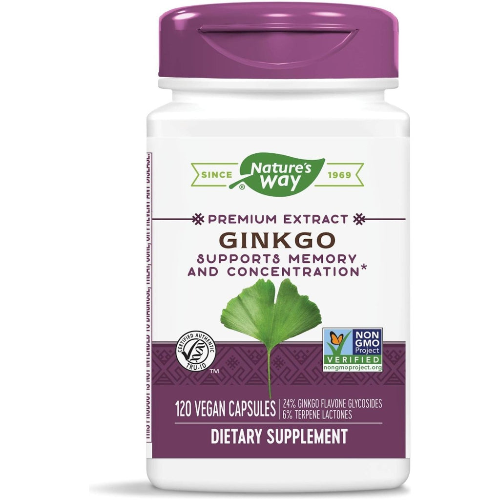 Nature's Way Ginkgo Extract 120 Vcaps
