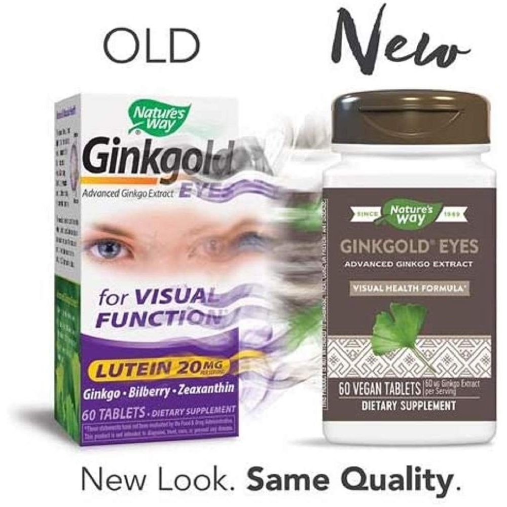 NATURE'S WAY GINKGOLD EYES 60 TAB