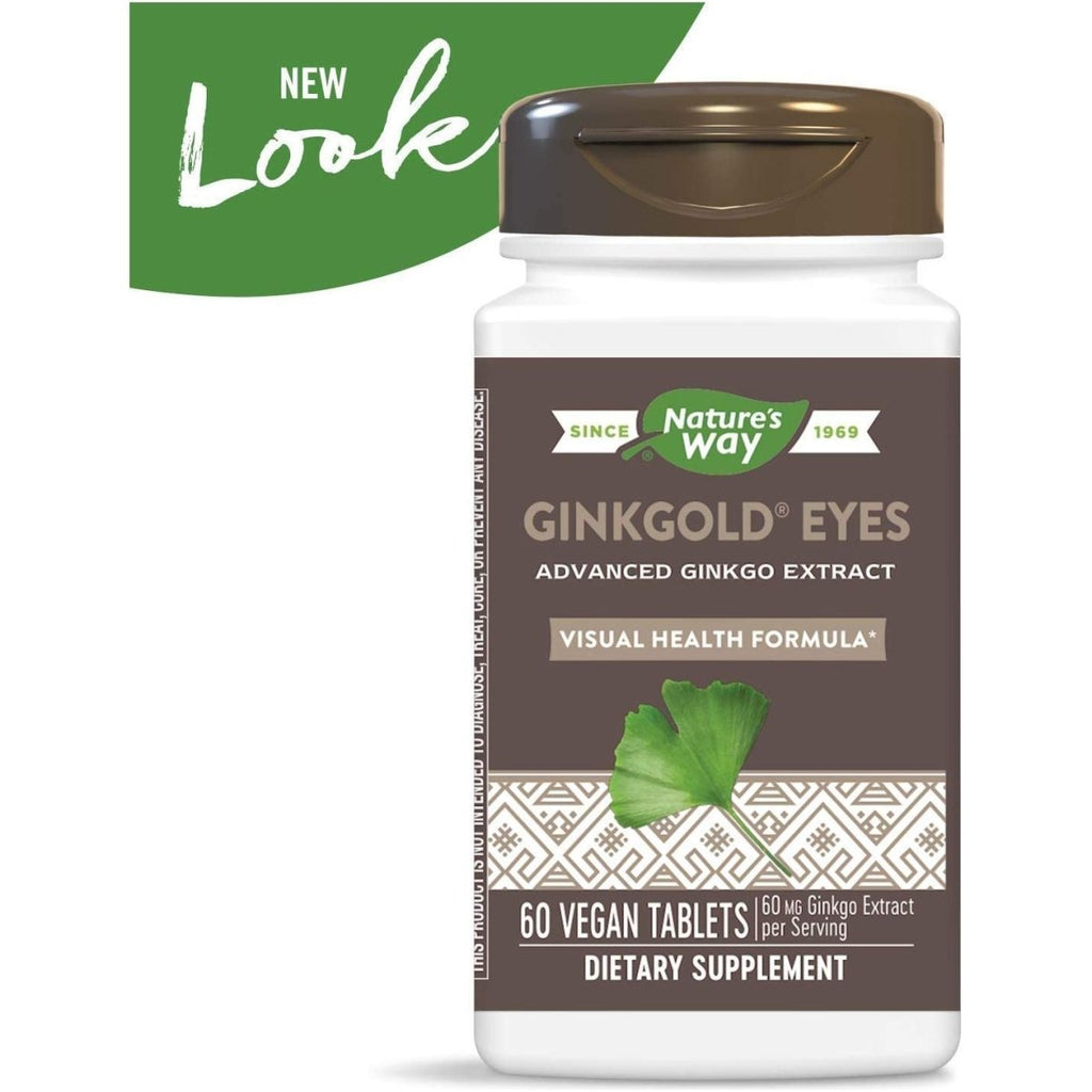 Nature's Way, Ginkgold Eyes, 60 Vegan Tablets (Pack of 4)