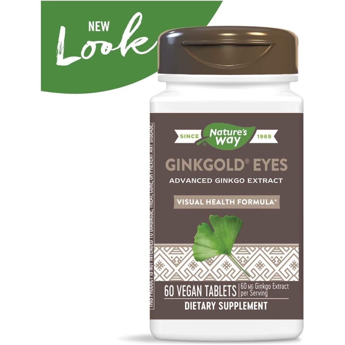 Nature's Way, Ginkgold Eyes, 60 Vegan Tablets (Pack of 4)
