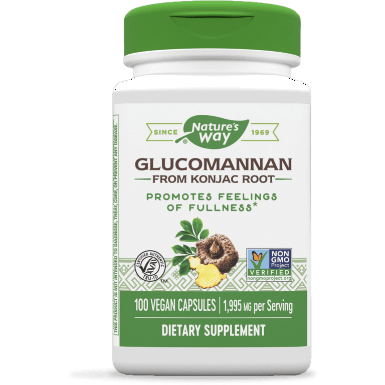 Nature's Way Glucomannan 100 Vcaps