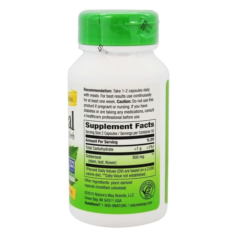Nature's Way, Goldenseal Herb, 100 Capsules