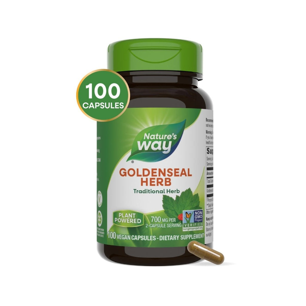 Nature's Way Goldenseal Herb 100 Vcaps - 13700 - 2 Pack
