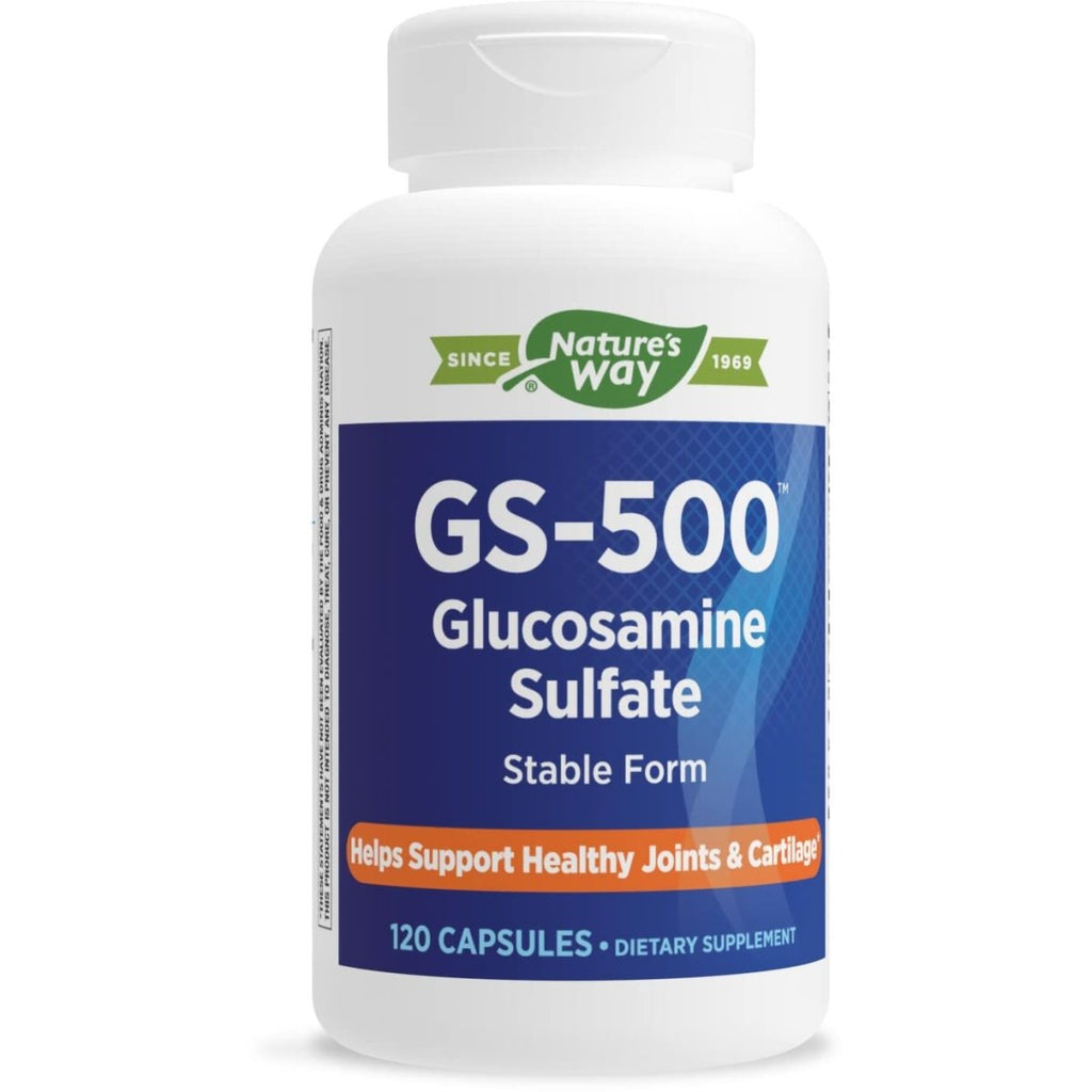 Nature's Way GS-500 Glucosamine Sulfate, 120 Capsules