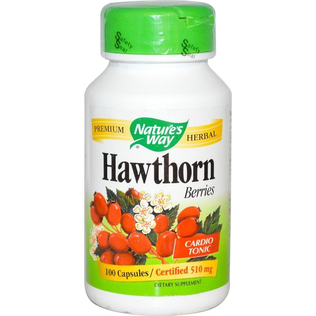 NATURE'S WAY HAWTHORN BERRIES, 100 CAP
