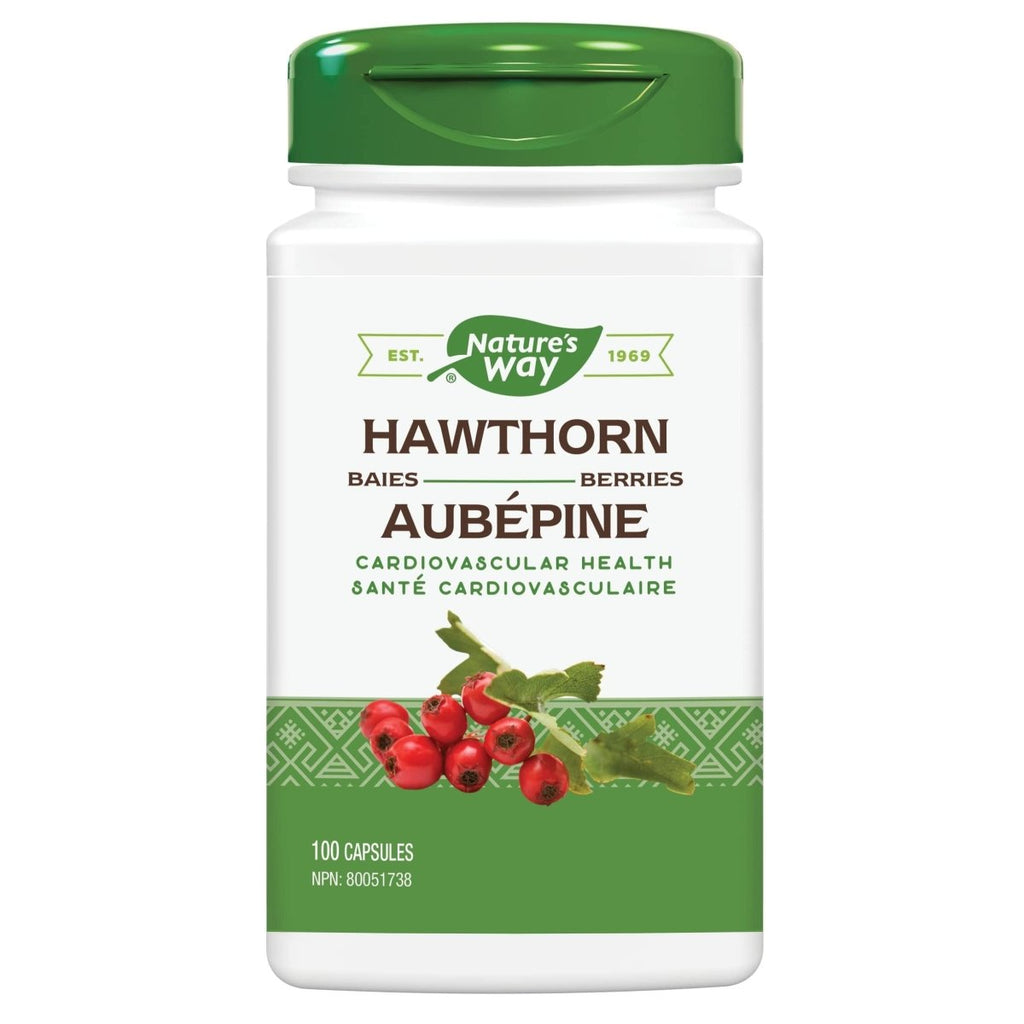 Nature's Way Hawthorn Berries, Cardiovascular Health, 100 Vegetarian Capsules